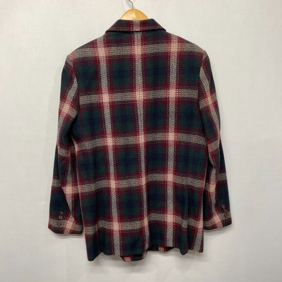 Vintage Private Concepts Women Blazer Jacket Size 16 Wool Polyester B333 -16 - Picture 12 of 16